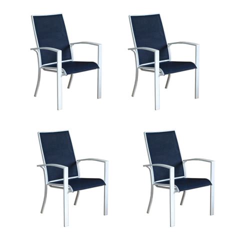 aluminum chair sling fabric blue|white sling back patio chairs.